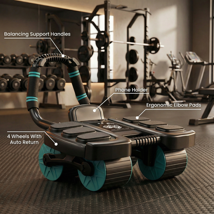 RollFit™ Premium Ab Roller With Auto Return