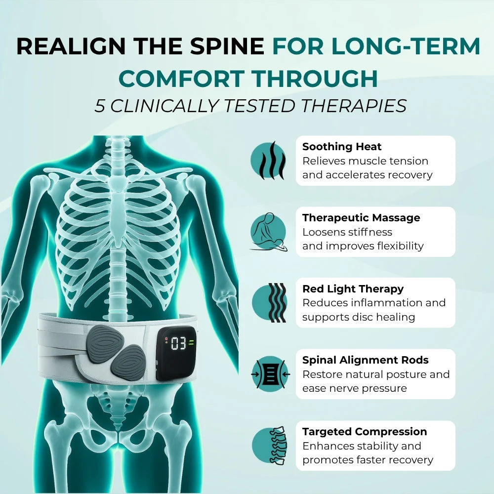 BackRelief™ 5-in-1 Therapy Belt