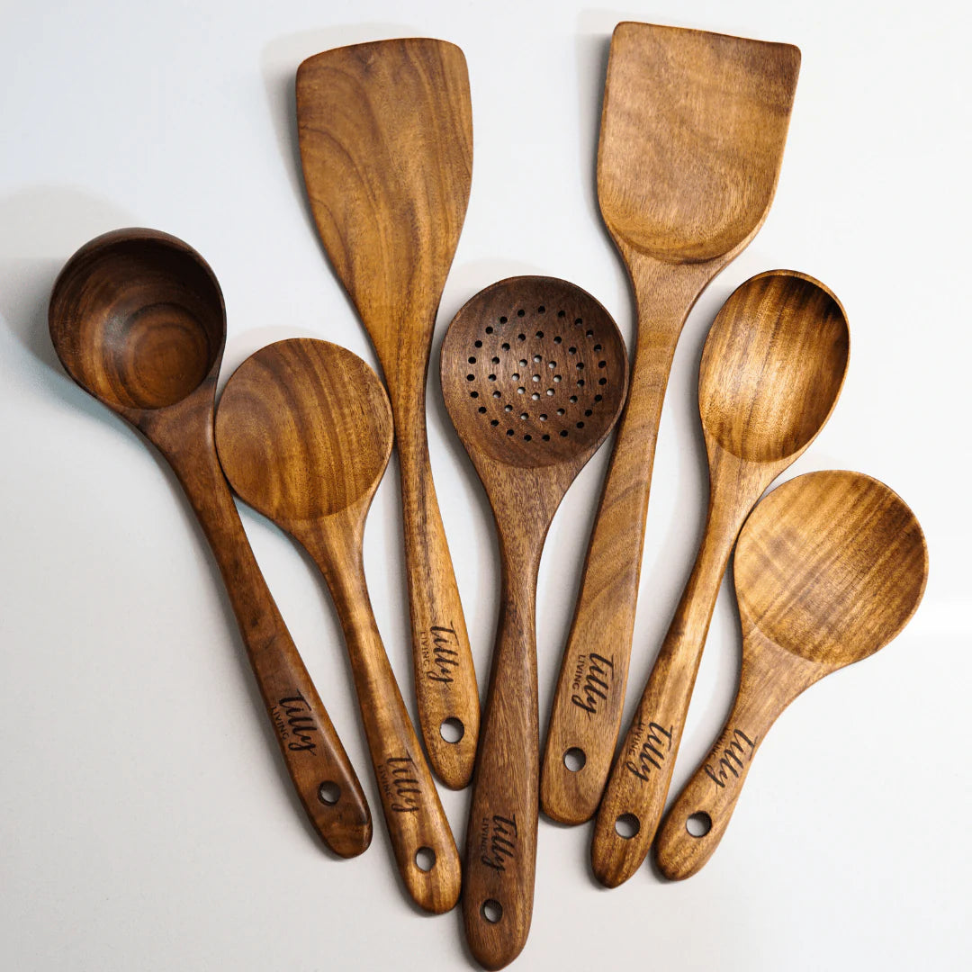 Cooka™ Wooden Utensil Set (7pc)