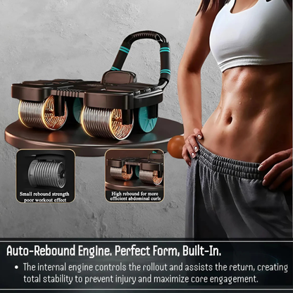 RollFit™ Premium Ab Roller With Auto Return