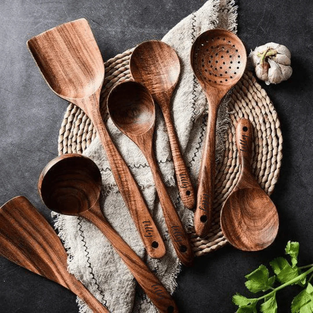 Cooka™ Wooden Utensil Set (7pc)