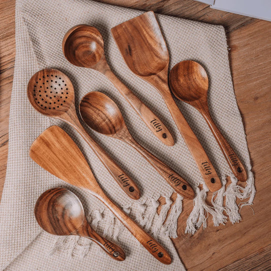 Cooka™ Wooden Utensil Set (7pc)