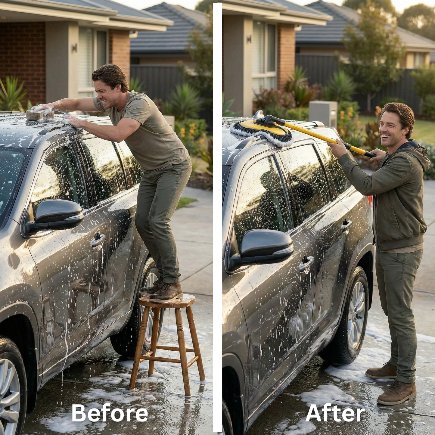 EzyClean™ Extendable Car Wash Mop