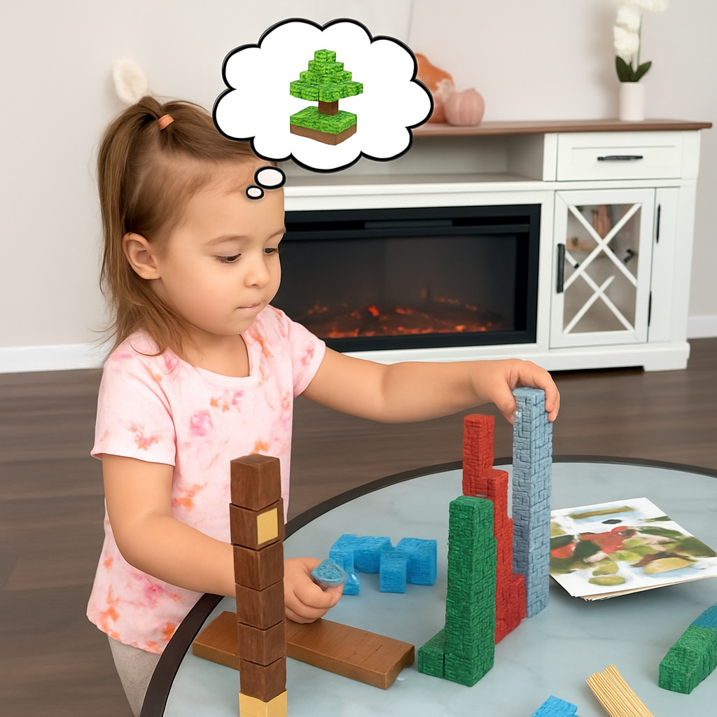 Magnetic Building Blocks Set (100pcs)