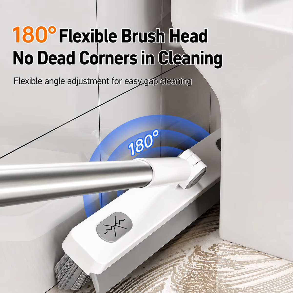 V-Shaped Gap Floor Scrub Brush