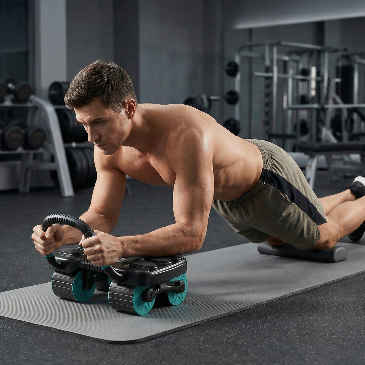 RollFit™ Premium Ab Roller With Auto Return