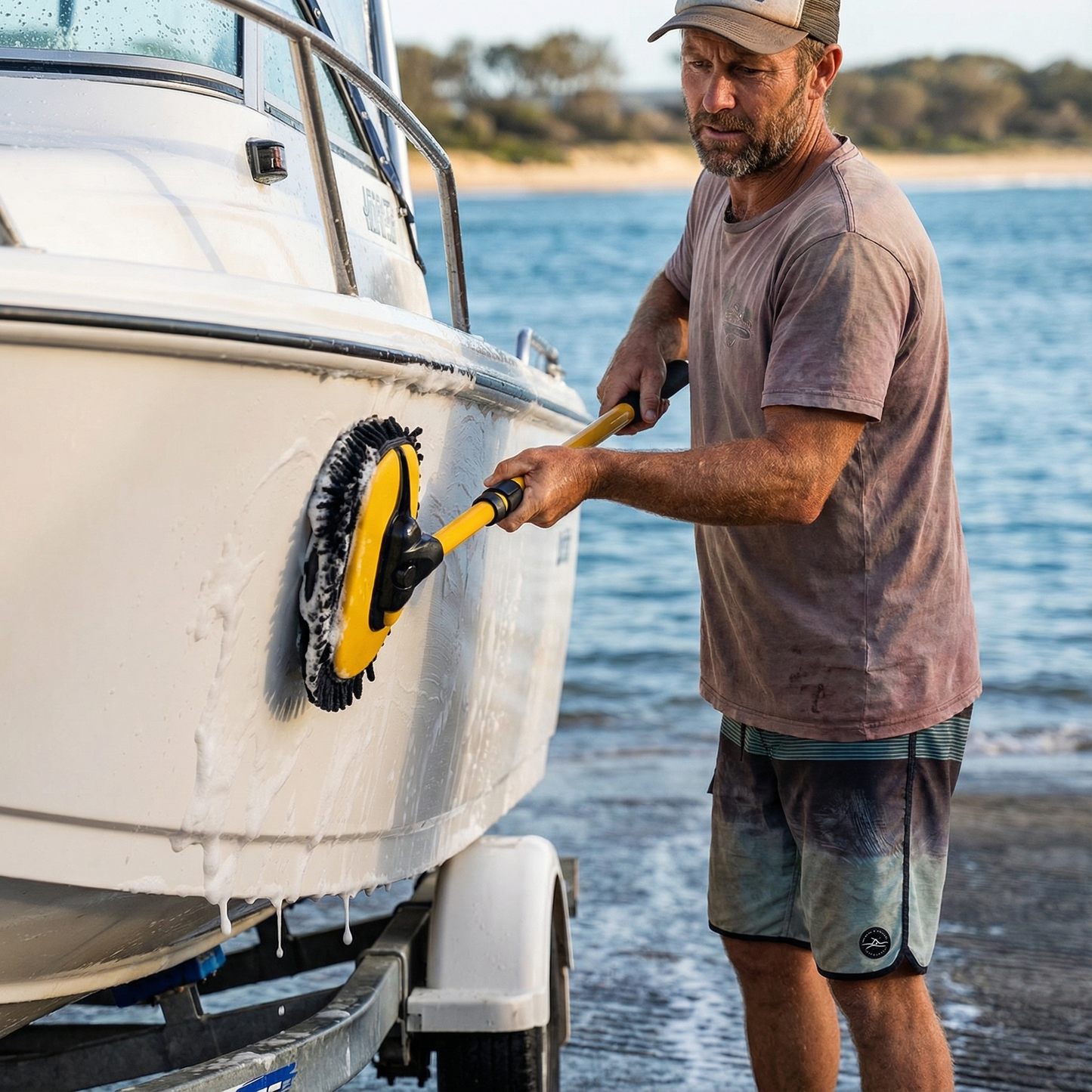 EzyClean™ Extendable Car Wash Mop