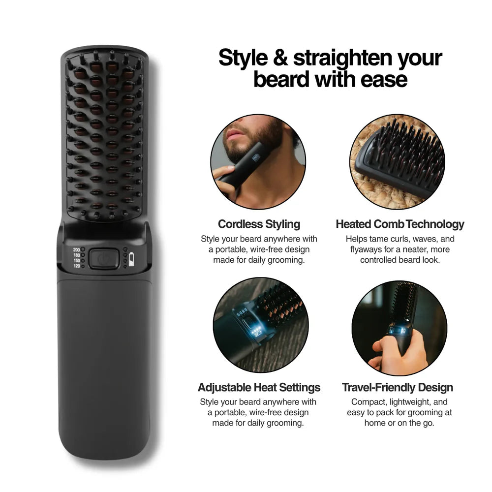 ForgeBrush™ Beard Straightener
