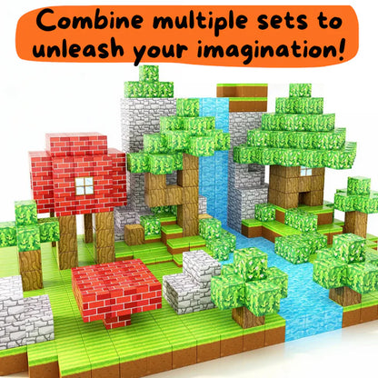 Magnetic Building Blocks Set (100pcs)