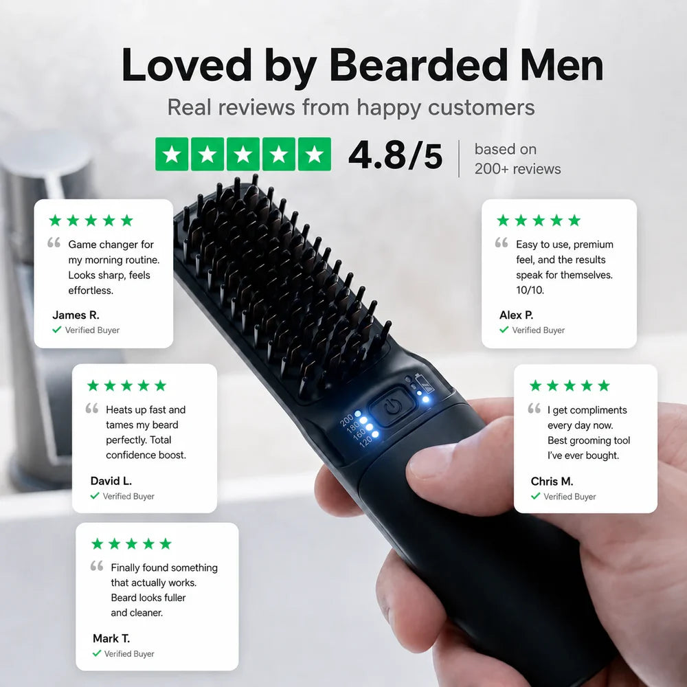 ForgeBrush™ Beard Straightener