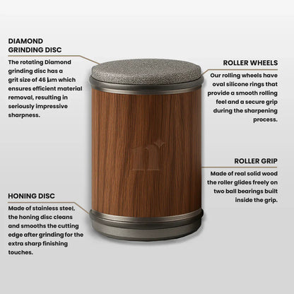 Novara™ Diamond Rolling Knife Sharpener