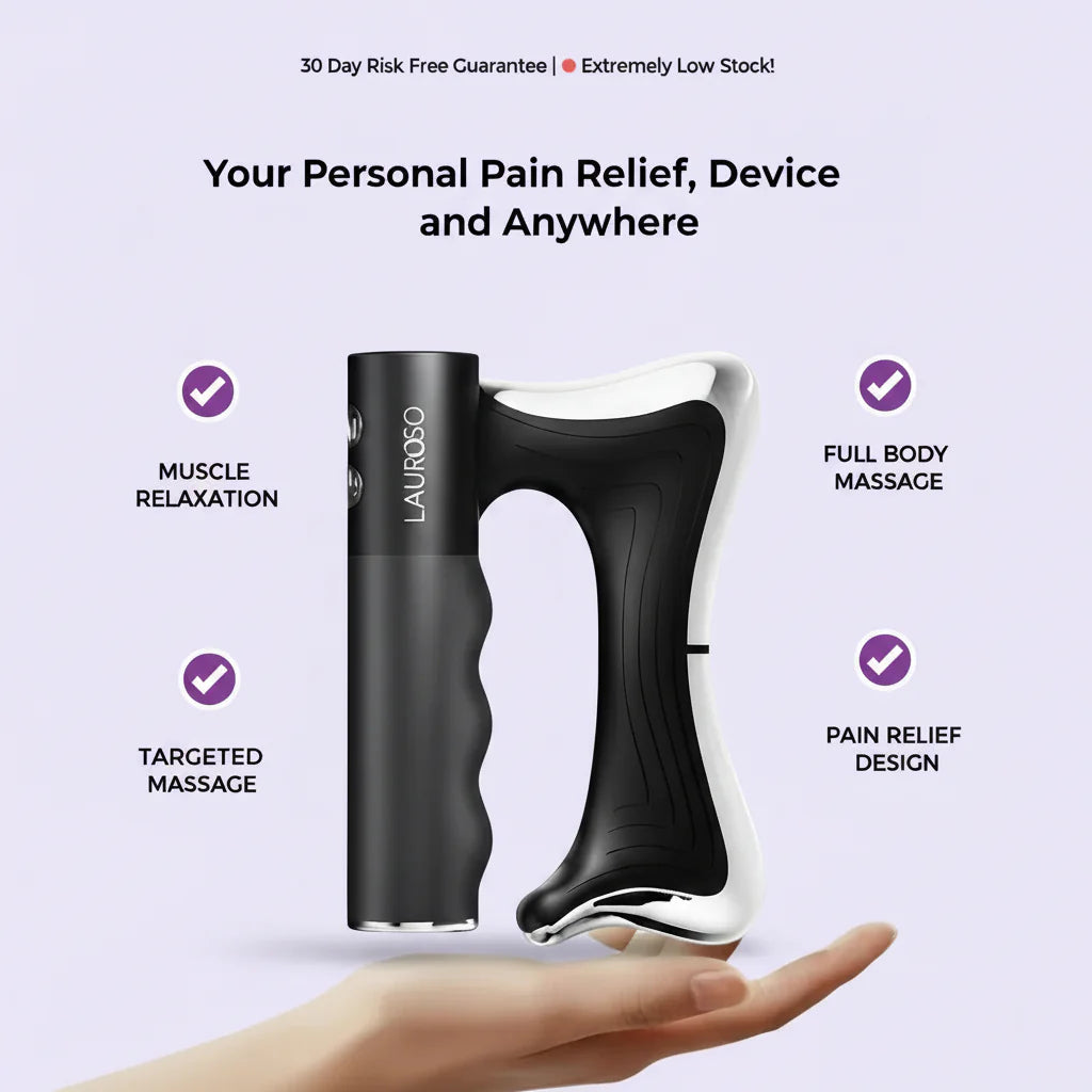 Lauroso™ 3-in-1 Electric Fascia Body Massager