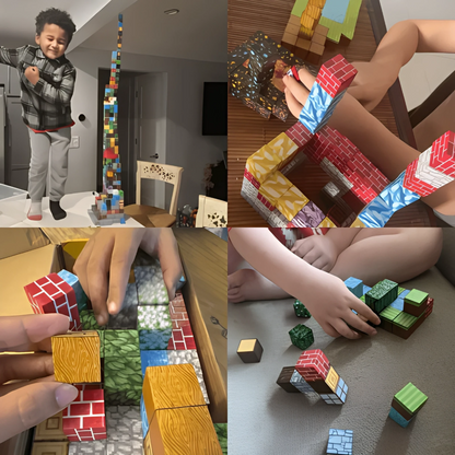 Magnetic Building Blocks Set (100pcs)